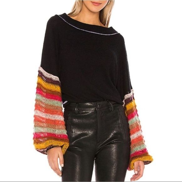 Free People Tops - Free People Cha Cha Balloon Sleeve Top